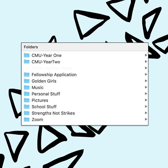 blkingradschool's tweet image. So here are my folders (minus Downloads...there's so much in my downloads folder🤦🏾‍♀️). check out Episode 60 where I go in depth about how you can organize your digital and physical space for peak productivity! #blackPhDs #blkgradlife #phdlife #phdnutrition #phD #phdstudent  #gr…