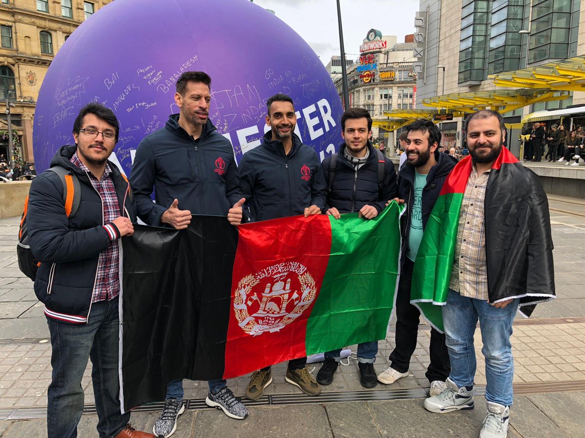 AfghanCricket_A's tweet photo. Our boys are out in full force at the #CWC19TrophyTour alongside former England players #SajidMahmood and @AJShahzad to celebrate the arrival of @cricketworldcup 🏆 to Manchester
@ECB_cricket @ICC @ACBofficials
#CWC19Manchester #CWC19 #ACAUK https://t.co/ppYtmb3RF1