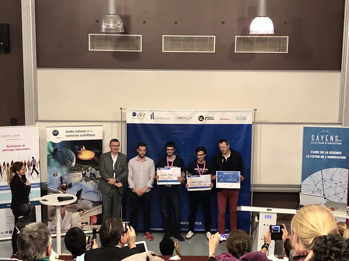 FrenchTech_Est's tweet photo. Le premier prix du challenge #ImmersionDeeptech revient au projet DOUBLE SCALE 3D ! 🚀👏🏼 
@Grand_Nancy @CaissEpargneGEE @SATT_SAYENS @CNRS_Centre_Est @Incubateurlorr1 @Inria_Nancy @Univ_Lorraine https://t.co/bSnml22axH