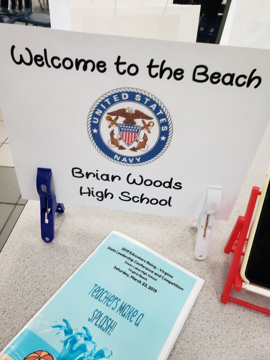 BreinigTeach's tweet photo. Good luck to all the competitors at Educators Rising State Competitions today! Hope everyone does well and has their passion for education ramped up! Thank you VA Beach for hosting! @LCPScte @Ashley_E_Hicks @dr_lhe https://t.co/3zPHpDYSrh