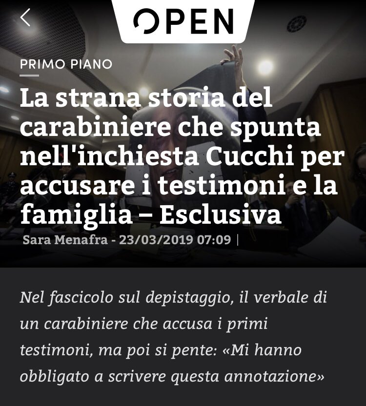 rubio_chef's tweet image. O sono mele marce da abbandonare o sono nuove gatte da pelare. Non si sta mettendo bene per voi @_Carabinieri_ @CucchiOnlus @cucchi_ilaria #vialadivisa #sullapelleditutti open.online/primo-piano/20…