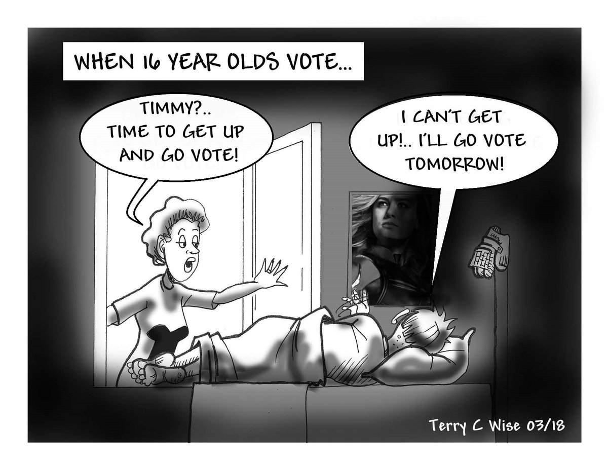 RatLandcartoons's tweet photo. When 16 year olds can vote... #16yearsold #16yearoldsvote #Vote4Children #teensvote #NancyPelosi #Demsandthevote https://t.co/89tY9o4NM5