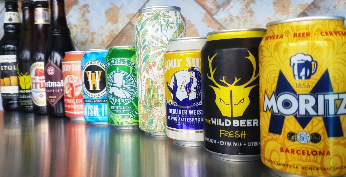 tipsymonkeyuk's tweet image. Well we have quite the line up! Whats your favourite? Pop in for one of our wonderful beers in can, bottle or on draught!

@collectivebrew @moritzbarcelona @wildbeerco @thewhitehag @lervigbeer @frulibeer @titanicbrewery @northernmonk

#beer #crosby #drinks #waterloo #tipsymonkey