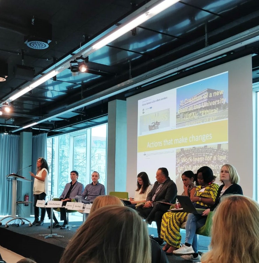 redsehlac's tweet image. @piadevoto de @SehlacOrg presentando &quot;Las Acciones para prohibir los #killerrobots Campaña de @BanKillerRobots en Latinoamérica. #KillerRobotsGer Conocé más sobre nuestras actividades en: sehlac.org Translate Tweet