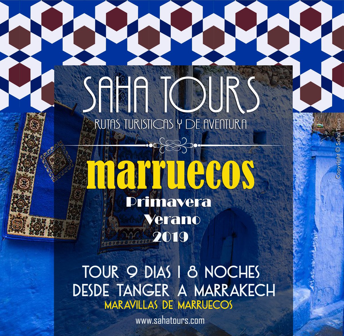 sahatours's tweet photo. 🌍 📌 #Marruecos 🇲🇦���🐪 TOUR 9 DIAS / 8 NOCHES DESDE TANGER A MARRAKECH  | MARAVILLAS DE MARRUECOS. Para más info y reservas ➡️  https://t.co/CGS7nrZjGd https://t.co/p833Y1WZWh