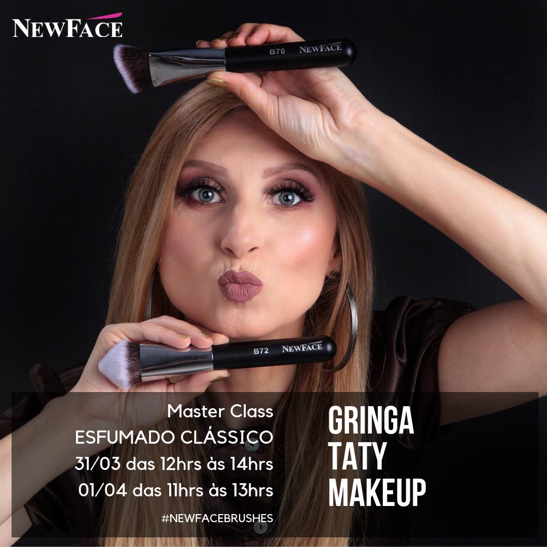 NewFaceBrushes's tweet photo. O maior evento de maquiagem da América Latina vem aí! 
THE MAKEUP EXPERIENCE 20... https://t.co/atmxwJtKih https://t.co/Umv2J5keuU