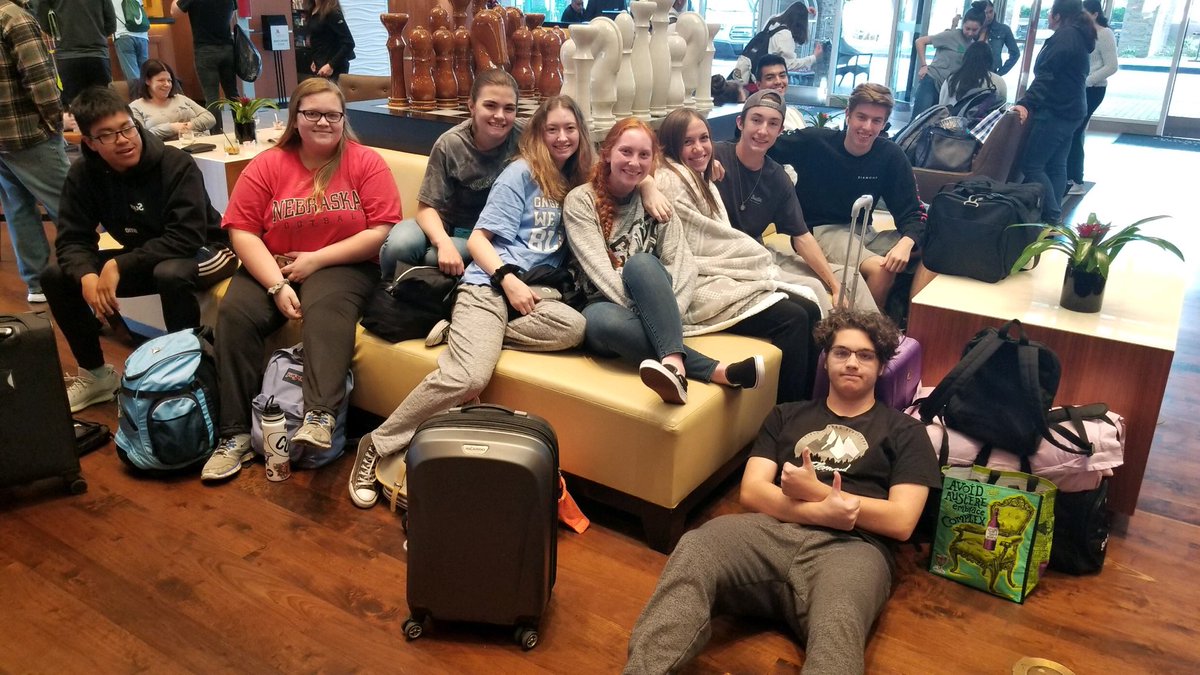 Checked into the hotel!