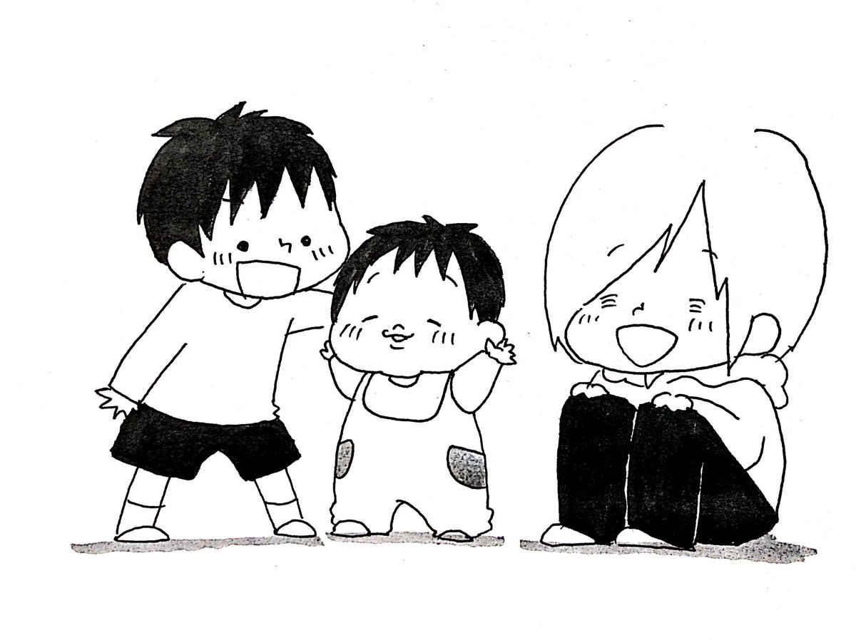 便乗～！
#育児絵描きの今昔
1枚目  ブログ始める前
2枚目  ブログ始めて2年くらい
3枚目  ブログ始めて3年くらい
4枚目  最近 