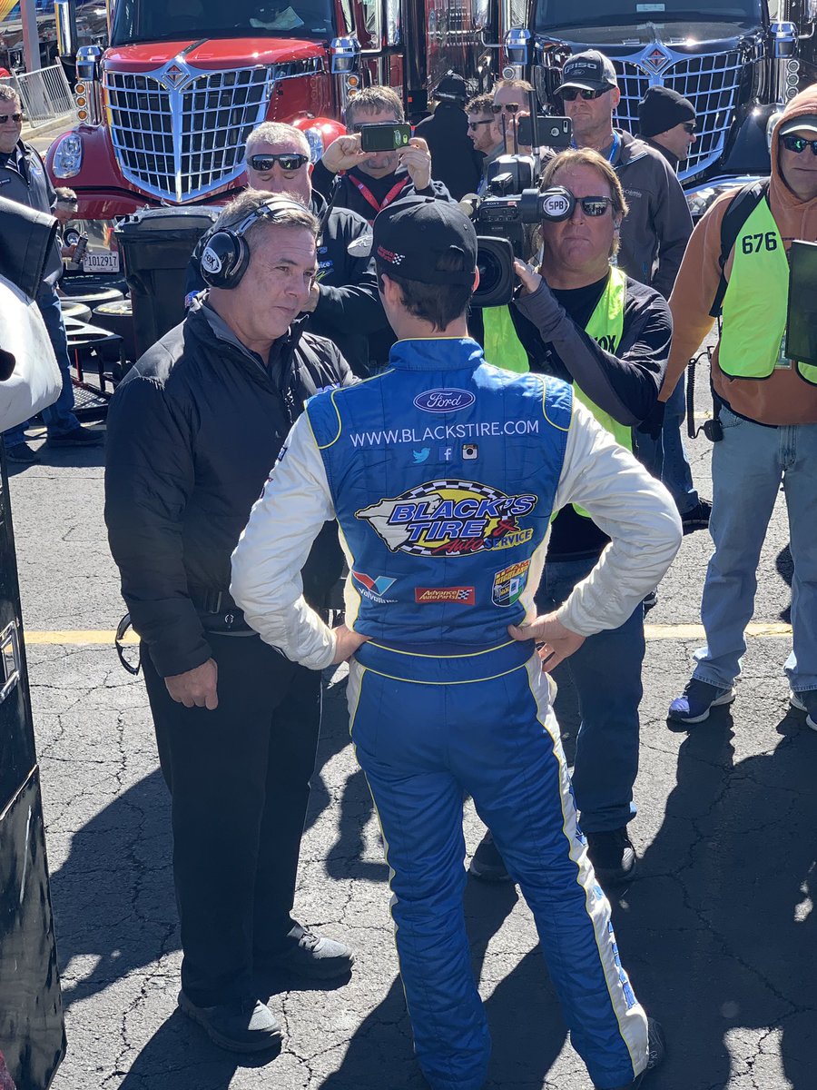 .<a href="/AustinTheriault/">Austin Theriault</a> doing a little TV with <a href="/NASCARONFOX/">FOX: NASCAR</a> this morning.