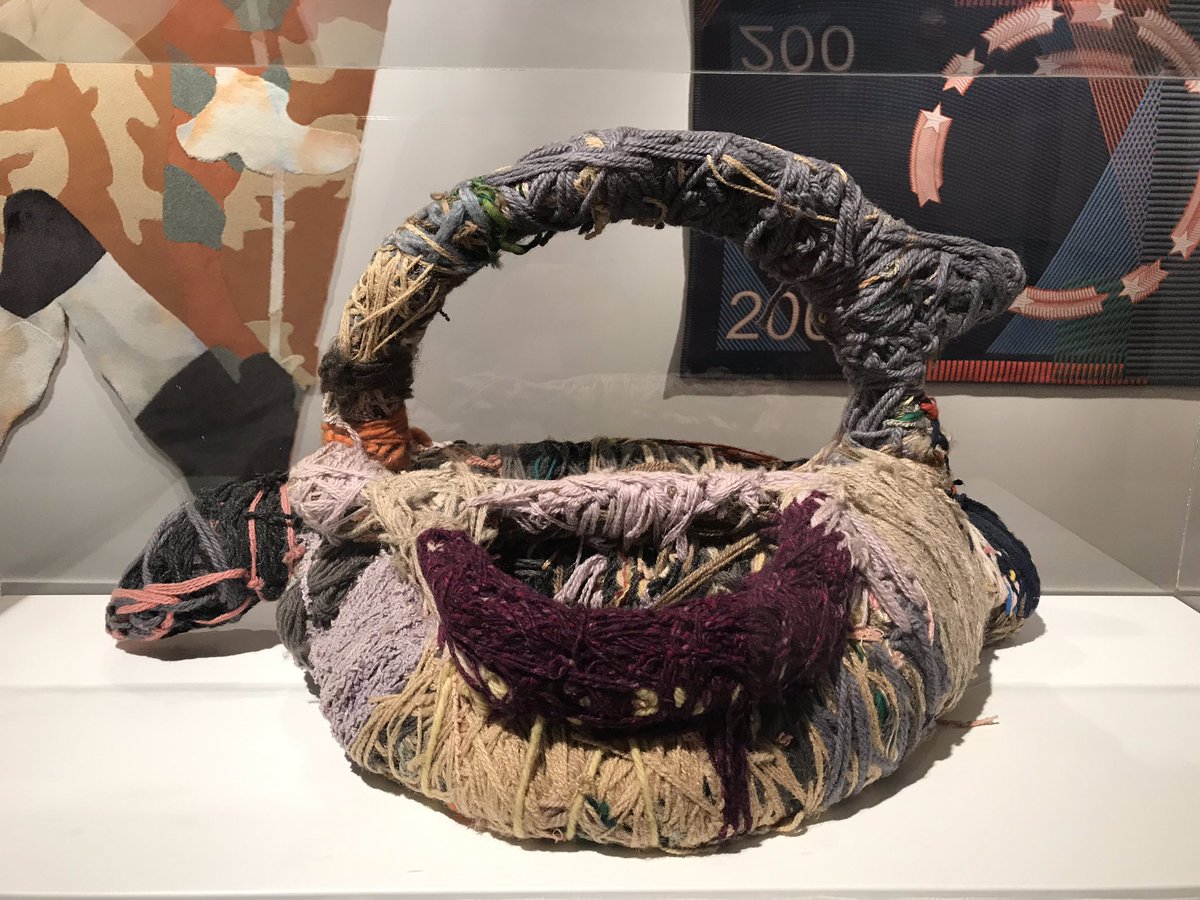 loubakerartist's tweet photo. Loved #subversivestitch #exhibition @tjboulting! #Fabulous #sculptures #mariannethoermer @_judithscott #visiblemending #celiapym #embroidery #jamestmerry & more! Sadly no #knitting, though. Maybe next time? #subversiveknitting #darning #stitch #weaving #embroidery #softsculpture https://t.co/ZCRtmgn60i