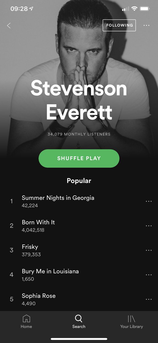 Do you follow me on Spotify? You can listen to “Miles To Go,” “Born With It,” “Ballads and Blues” and also keep up with each new song I’ll be releasing this year. #summernightsingeorgia