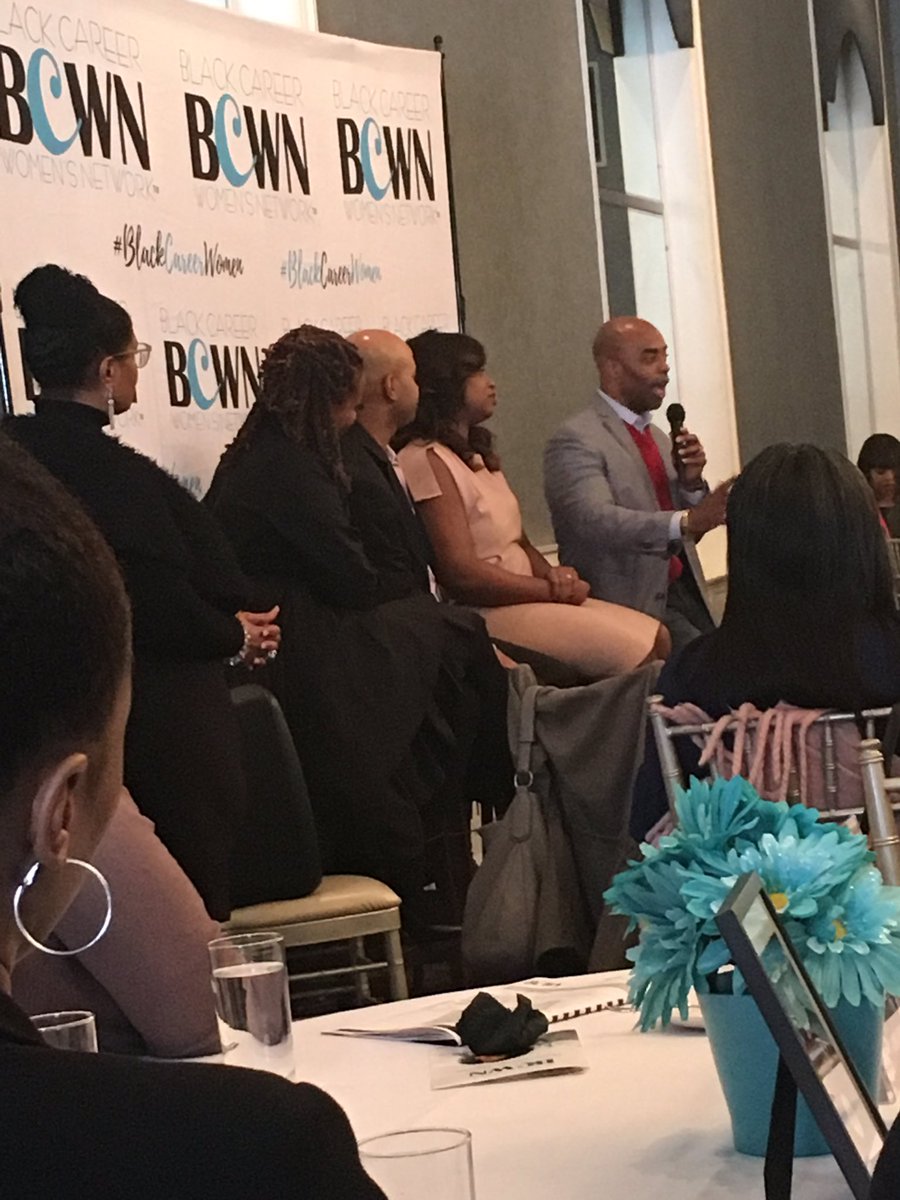 BCWNColumbus's tweet image. “Opposition is going to come when you’re striving for greatness” - Aaron Kinenbrew #leadher2019 #BlackCareerWomen