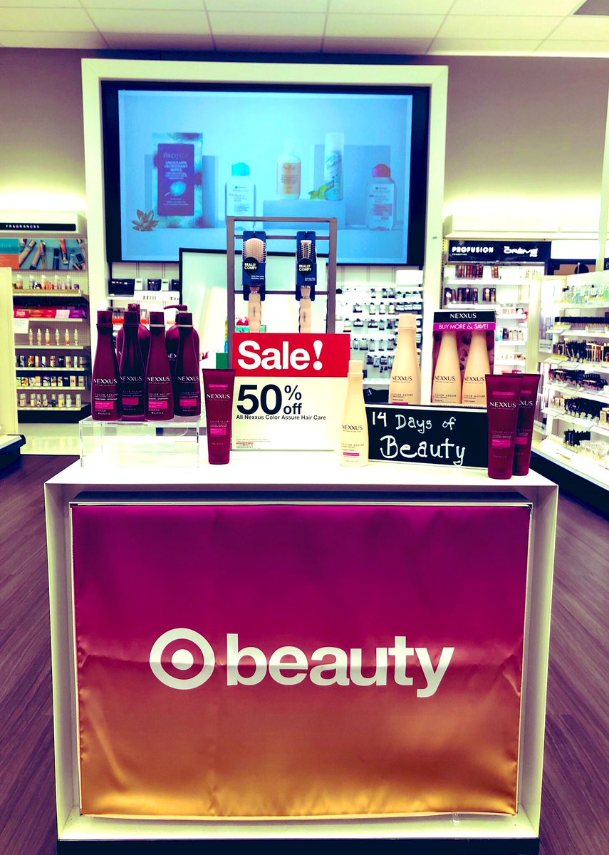 Keep that color lasting! With 50% off Nexxus Color Assure Hair Care
#14DaysofBeauty 💄💋 Sale 🎯