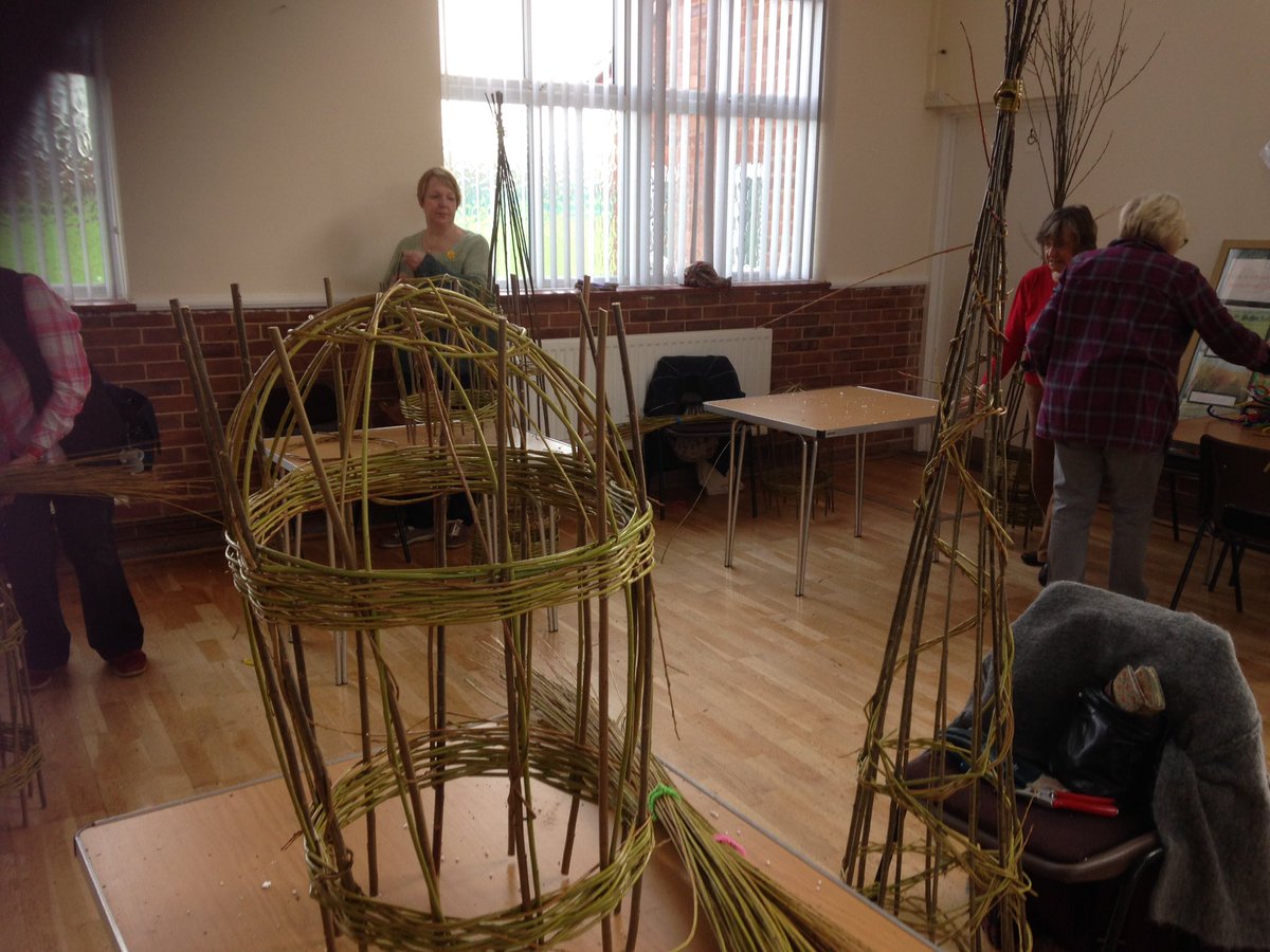 AbberleytWIeter's tweet photo. Two hours later....... everyone going home with an obelisk and a drum - thanks Alison. https://t.co/PZsIb257mn