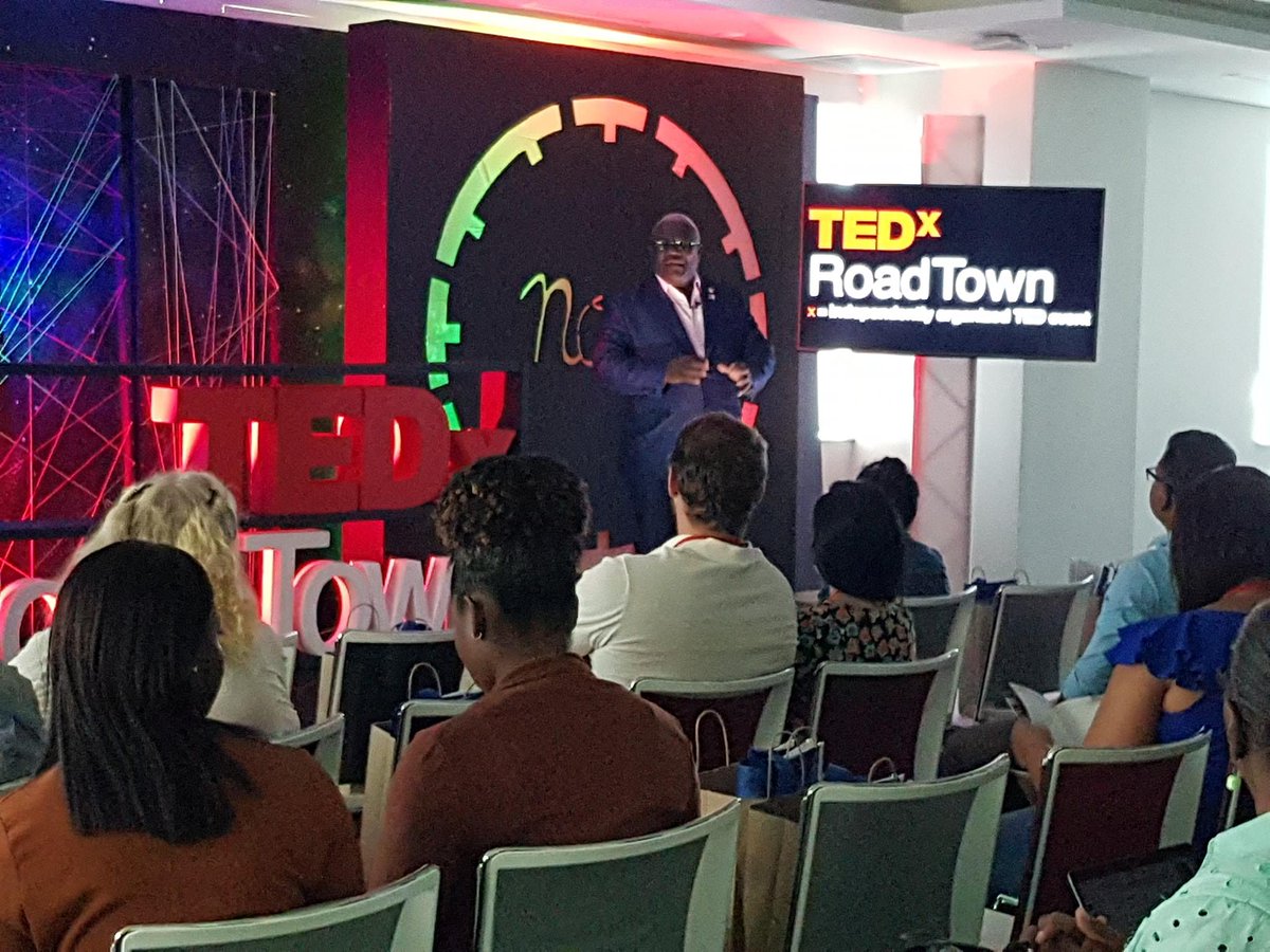 TEDxRoadTown's tweet photo. Caleb Lucien on Transforming Communities through Education #TEDxRT https://t.co/YA8wyhuxZA