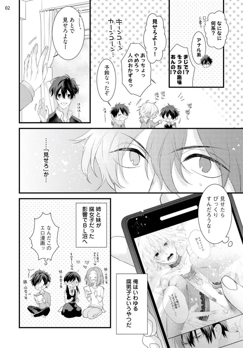 ?腐男子×腐男子BL?
「俺攻め×君受け〜理想の推し属性〜」サンプル①

Renta!→https://t.co/Th6E0Qsagm
amazon→https://t.co/X0yQtiKabP 