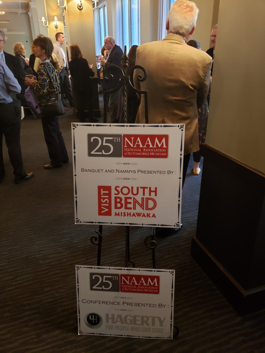 visitsouthbend's tweet photo. Great to host the National Association of Automobile Museums this week! 

Thanks to @studebakermus for partnering with us to bring this group to The Bend.

#MeetinTheBend #VisitTheBend https://t.co/zUXxe4NyB4