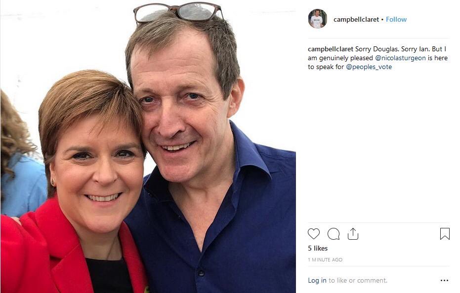 Peas Wee Scribbles At Bute House While The Tories Implode And Pretendy Jesus Bolts To Morcambe A Real Leader Wowed A Million Folk In London Remainmeansremain Dayjob Sturgeonator T Co Acmpyavmmd