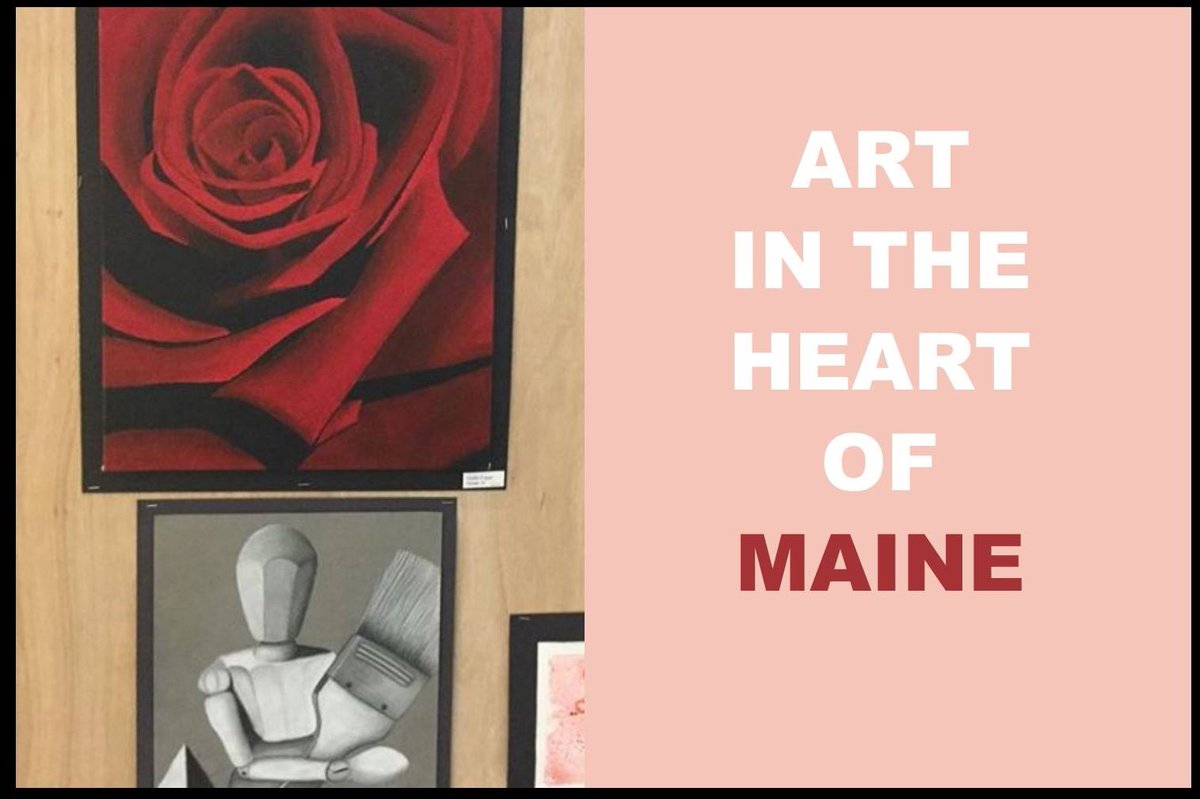 BangorMall's tweet photo. One more day to visit our Art in the Heart of Maine exhibit! Come see art from local Bangor schools displayed outside of US Cellular. https://t.co/hVOmdNNkB3