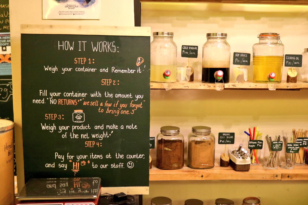 ritoRHEANEroon's tweet photo. Yey to Wala Usik, the first ever zero-waste store in Negros Island. 

Sari-sari store + coffee shop + boutique all in one --- a social enterprise aimed at raising awareness on environmental problems and what we can do about it. #MoreFishNotPlastic 🐟 https://t.co/PbEUsNLcLp
