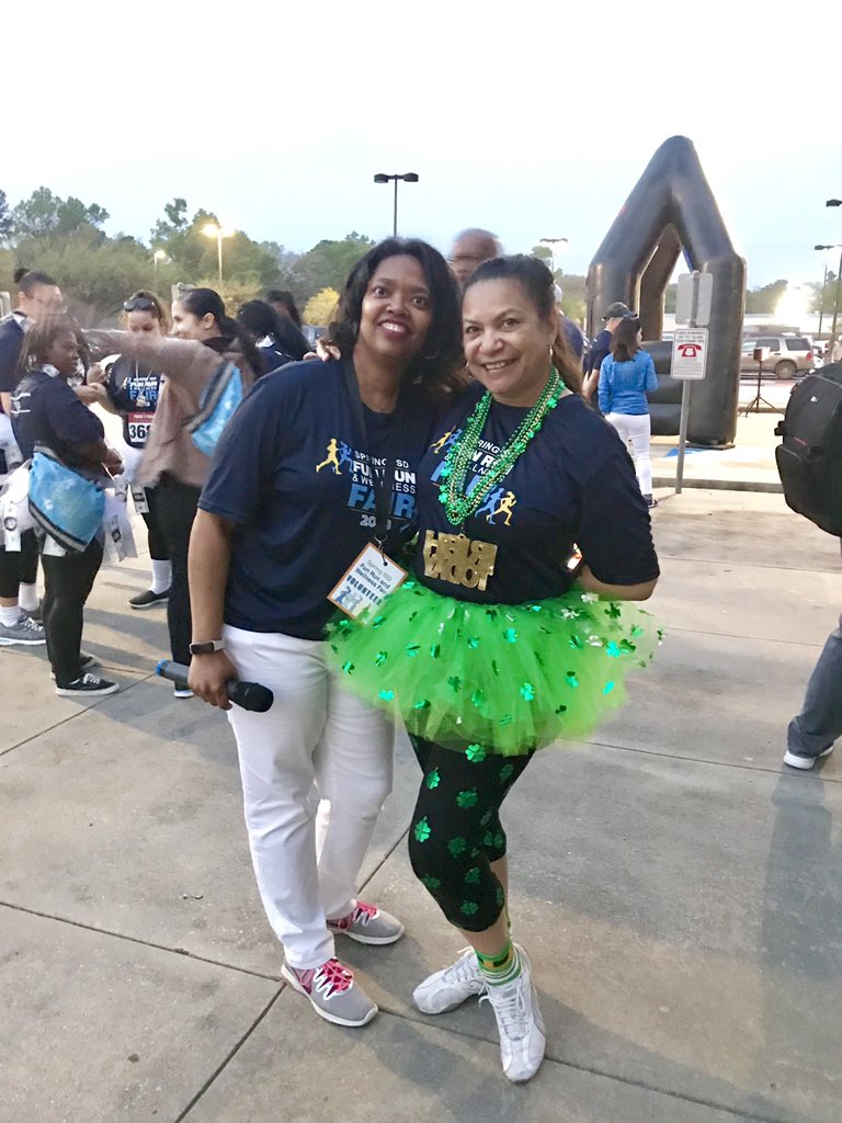 AngelaTGentry2's tweet photo. What a wonderful refreshing experience this morning. My first #SpringFunRun19 was a blast. So much fun in so little time @khechara @SpringISD_Curr @SParkerElemCI @cwhs_springisd @SpringISD @DHWildcatNation https://t.co/T6TApOFcw6