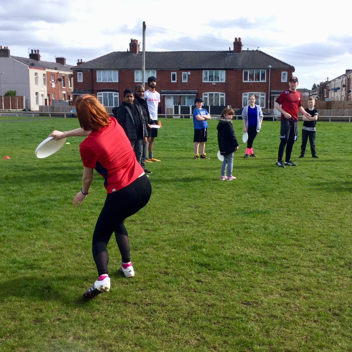 Massive thanks to @UCLan Ultimate Frisbee Team - Luke, Louise, Ghulam, Carla &amp; Ryan. These students are a credit to the city. They really engaged our local kids today with their skills and enthusiasm. Please come back!
<a href="/CommunitiesPCC/">Community Engagement</a> <a href="/blogpreston/">Blog Preston</a> <a href="/leponline/">Lancashire Post</a> <a href="/prestoncouncil/">Preston City Council</a>