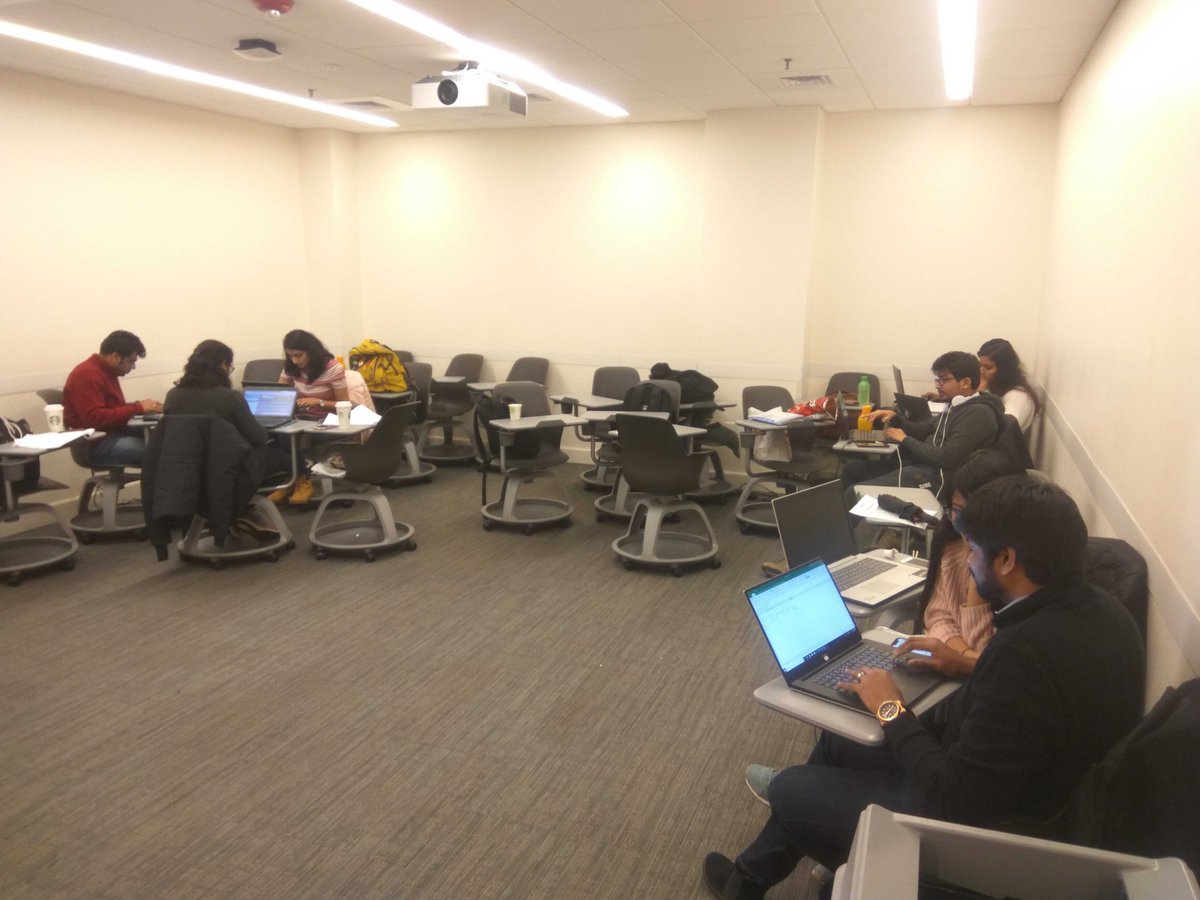INFORMSNEU's tweet photo. Collaborating & Brainstorming! Isn't that what data analytics is all about? 4 Hours are done. More 6 Hours to go. Time for a break??
#datavisualizations #informs #informsneu #hackathons #northeasternuniversity #daydreaming #analytics https://t.co/4sxRIrdYoj