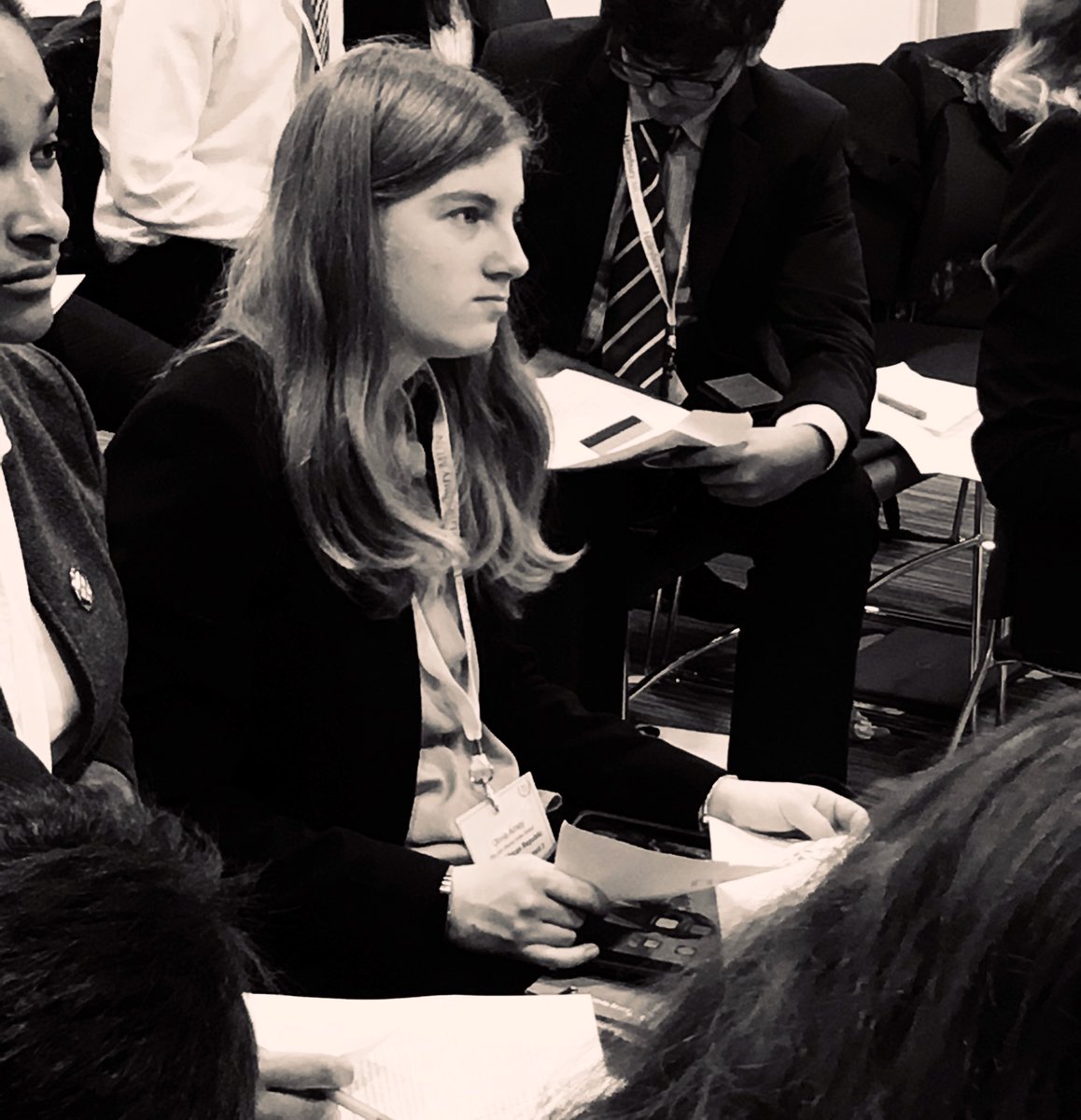 lehmun's tweet photo. Olivia considers her next move in the Human Rights Council!@LEHSchool #LEHMUN #HMUN19 #MUNisFUN https://t.co/pEAFJ1XSyY