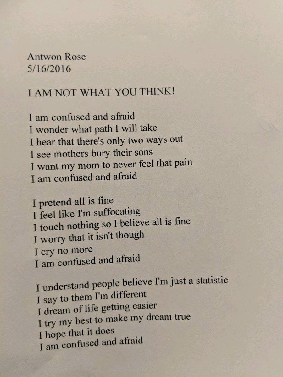 QueerPgh's tweet photo. We are holding the name of Antwon Rose II in our hearts today. Thinking of the future he could have had, the people who will never stop loving him.

Until we eliminate the system of white supremacist violence that denied him life and justice, Pittsburgh cannot be a safe place. https://t.co/yyfuAEV3jD