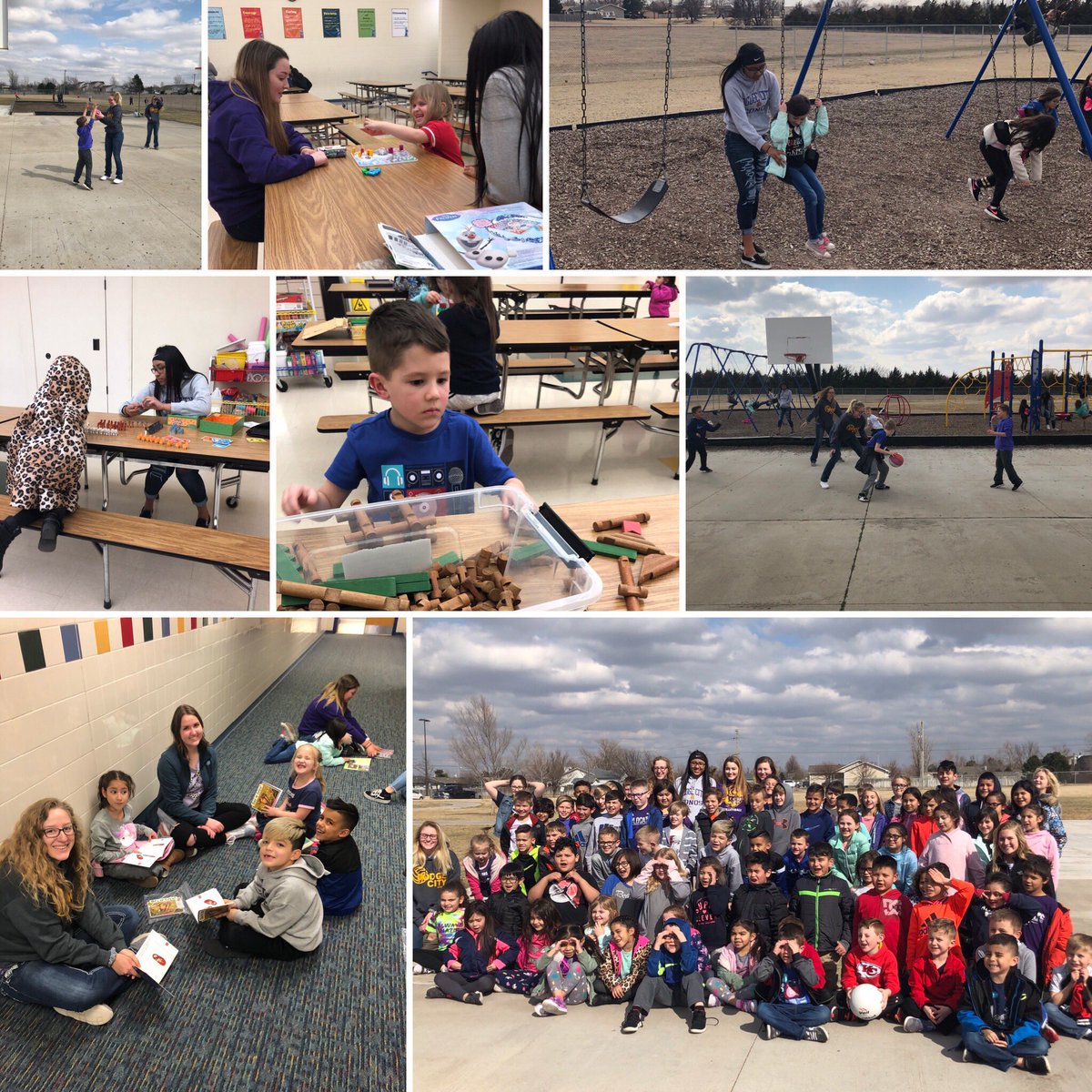 DC3Volleyball's tweet photo. “Only a life lived for others is worth living.” - Albert Einstein #GiveBack #Volunteer #RossElementary #Play #DC3VB #VolleyConqs #GFC https://t.co/h4Yoy5LqpF
