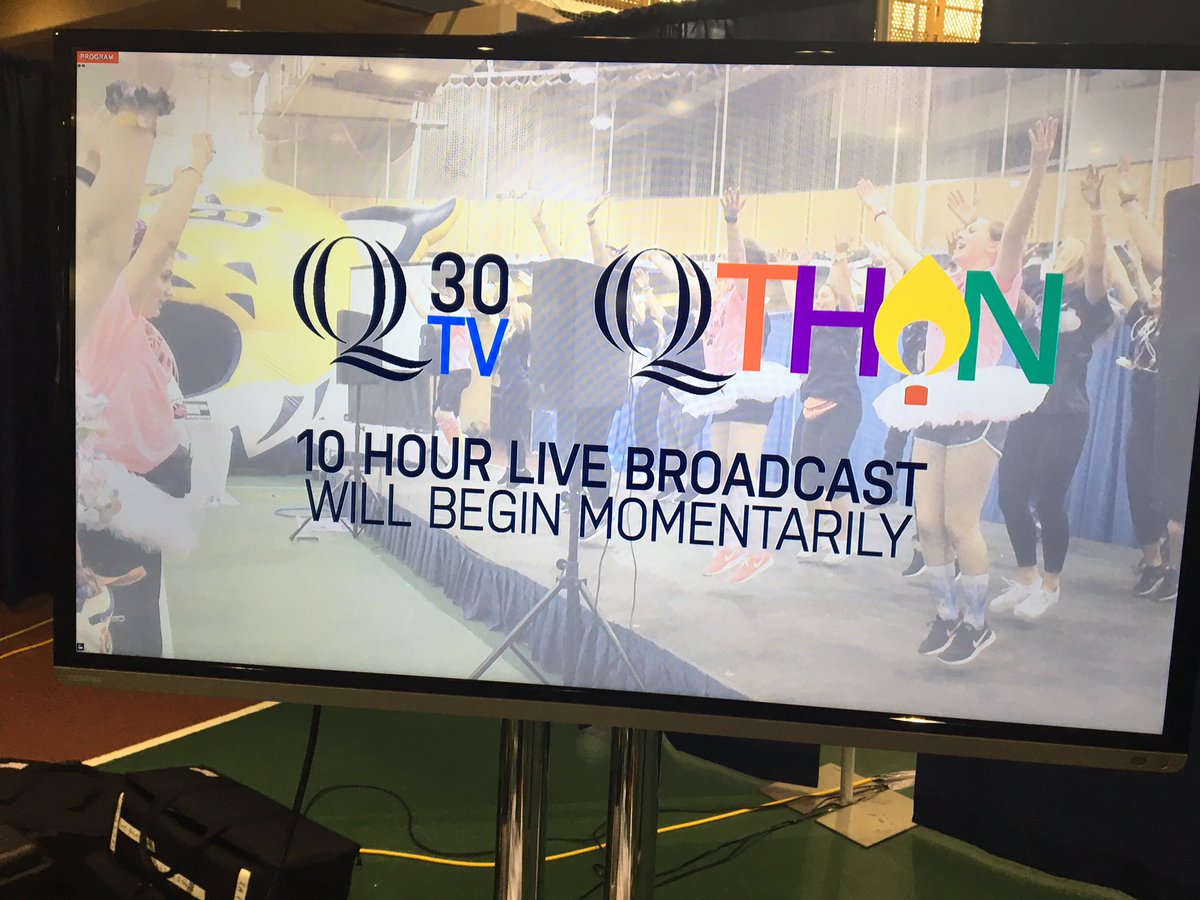 LucaTriant's tweet photo. Setting up for #QThon with @Q30Television! Looking forward to the event! https://t.co/Aa5hiXJ7At