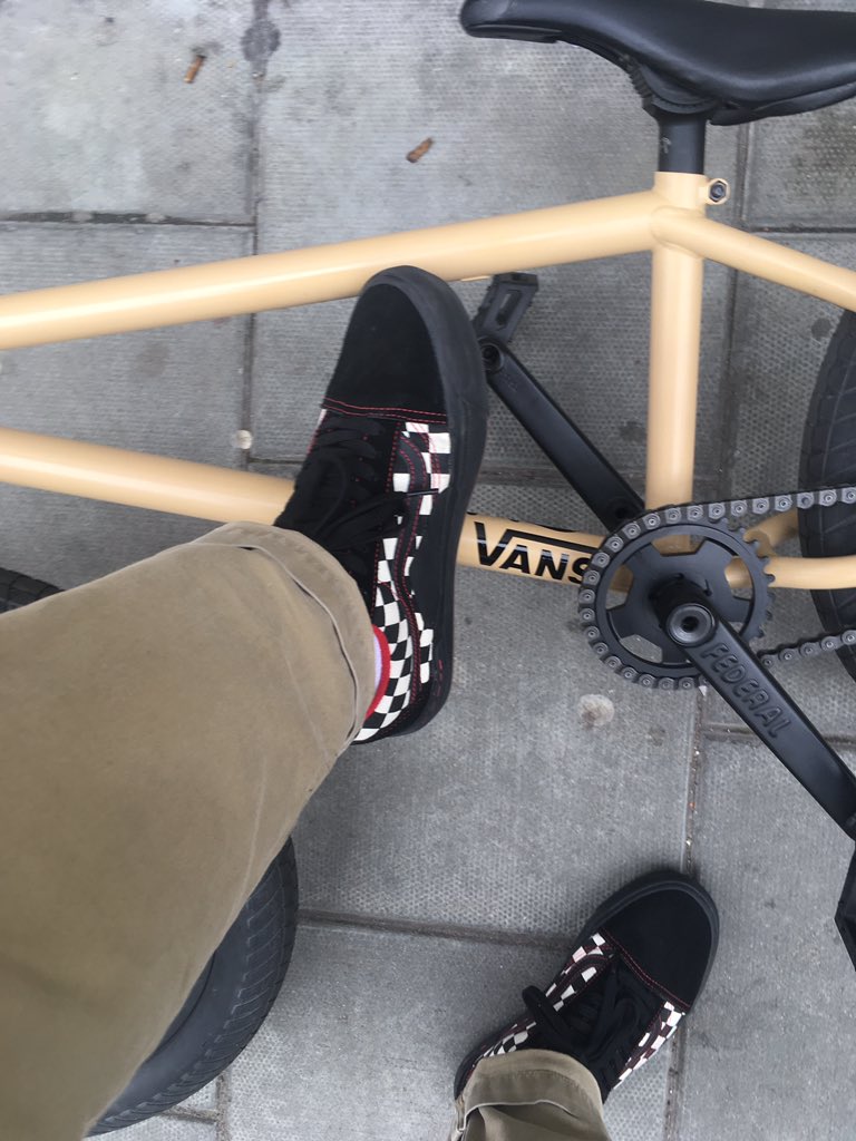 I have always felt supported by the lovely people @vansbmx66 @VANS_66 #KevinPerazaBmx shoe is amazing 👊