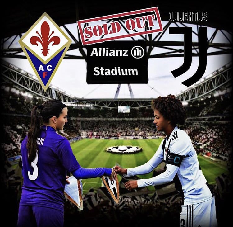 Allianz Stadium (39 000 people) is sold out! We are ready for it! Let’s do this 💪😈 #sporza #noisiamofirenze #GrandeSquadra #WomenSoccer