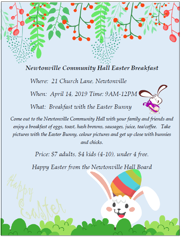 #EasterBrunch Sunday April 14th 9AM-12PM #joinus #community #bunnies #babychicks @WhatUpClaringtn <a href="/ClaringtonON/">Municipality of Clarington</a> <a href="/clartourism/">Discover Clarington</a> <a href="/DurhamTourism/">Durham Tourism</a>