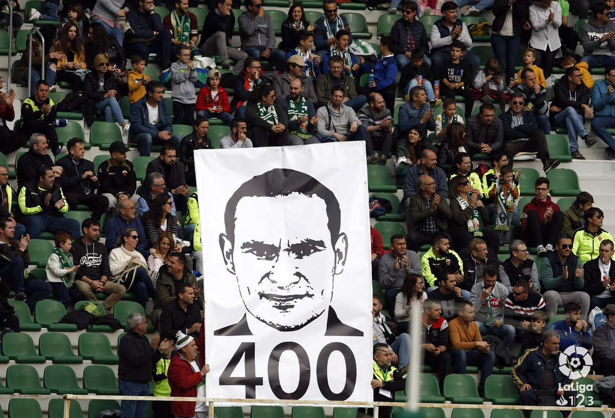 elchecf's tweet photo. 🗣️ "Mis valores son dar el máximo siempre y respetar el escudo que llevo en el pecho. Es un honor y un placer vestir esta camiseta. Gracias al Club y a la afición por vivir tan buenos momentos"

400 partidos con el #ElcheCF. La #NinoLeyenda continúa...

#ElcheAlcorcón #MuchoElche https://t.co/VE642B8nrc