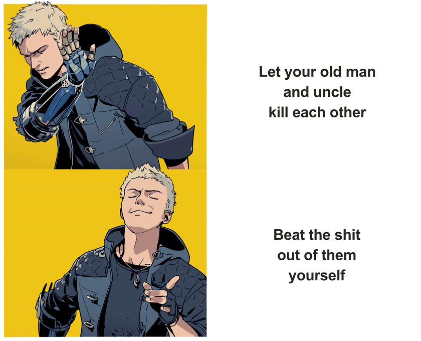 g_scsg's tweet image. #DMC5 #spoiler
Best son of the year 🏆