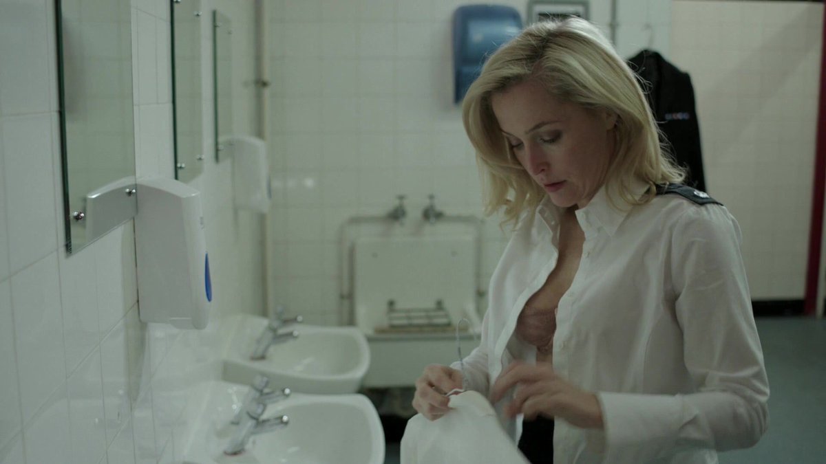 gllians's tweet image. stella gibson in her police uniform raised millions for the lgbt