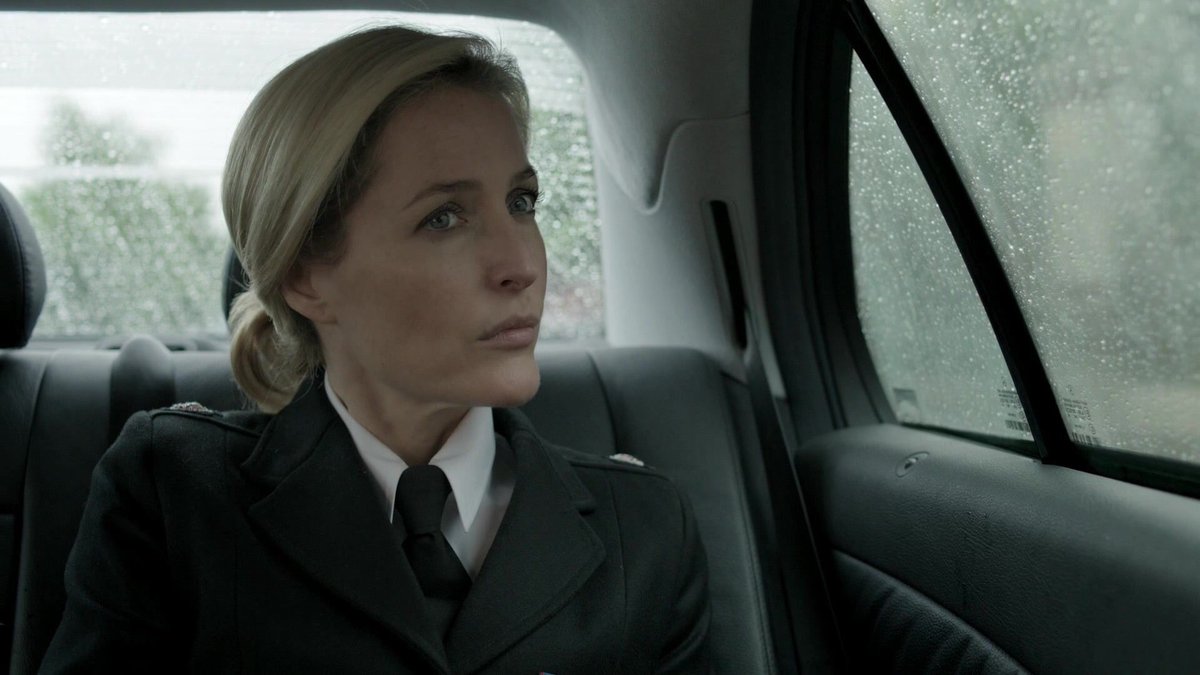 gllians's tweet image. stella gibson in her police uniform raised millions for the lgbt