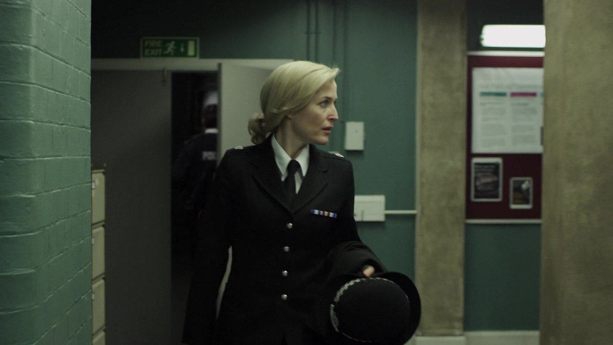 gllians's tweet image. stella gibson in her police uniform raised millions for the lgbt