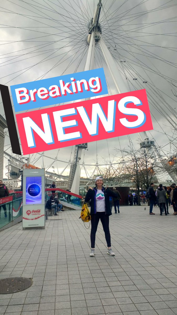 natalierhian's tweet photo. Sporting my @AddisonsUK gear ahead of tomorrow's @LLHalf. Landmark 1 @TheLondonEye in the bag 😂. https://t.co/3E8QaFw0Qc 
#raredisease #cushings #addisons #TeamAddisons #justgiving https://t.co/3MevuRhagL