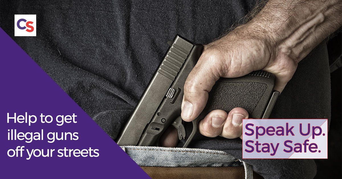 Help us to keep your community safe from gun and gang crime. Report anything you know to <a href="/CrimestoppersUK/">Crimestoppers</a> on 0800 555 111 or via the link below. It's 100% anonymous: bit.ly/2CCCfsO