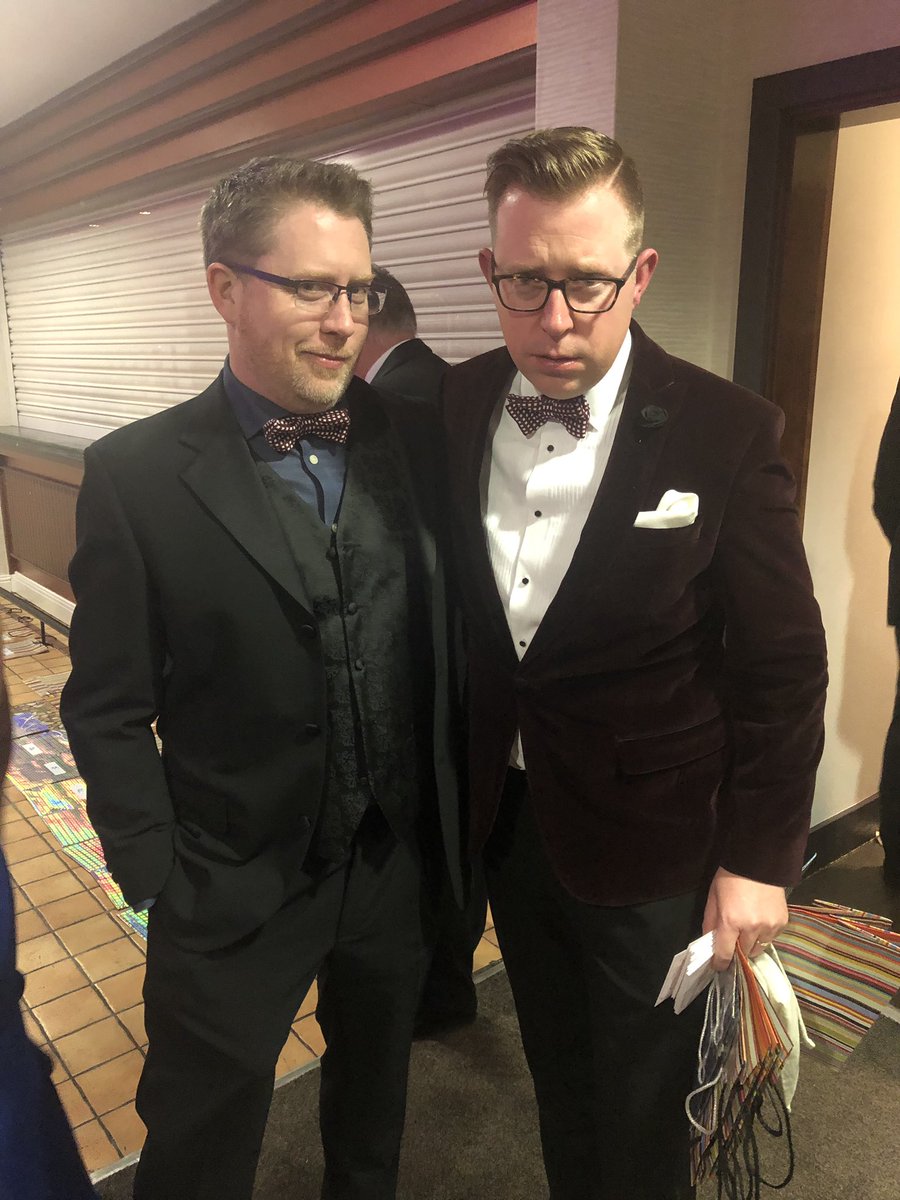 OnoirB's tweet photo. Best photo of the night! #bluesteel #matchingties #miiballcork19 @jerrypcrowley @RayKelleherCork https://t.co/dNitn3qcvI