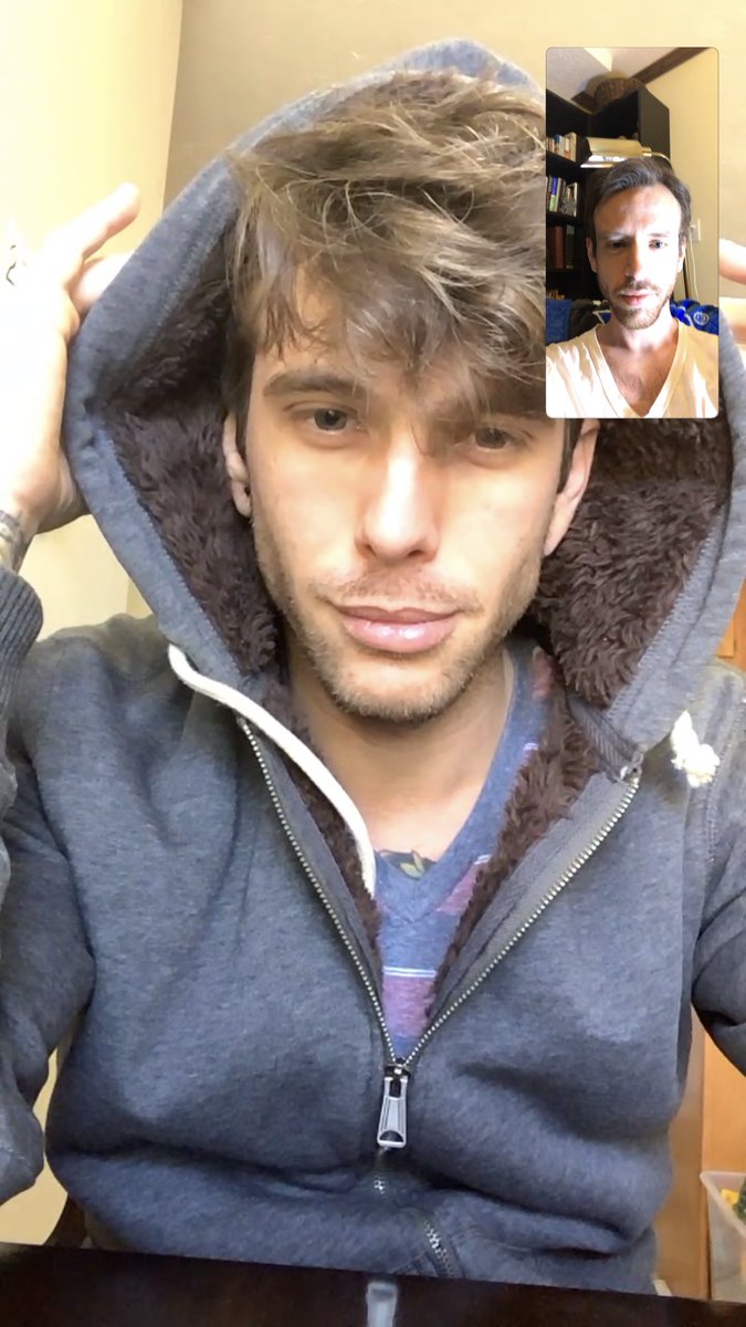 Morning meeting. Dan usually just looks at himself in the corner and makes Zoolander-esque faces.