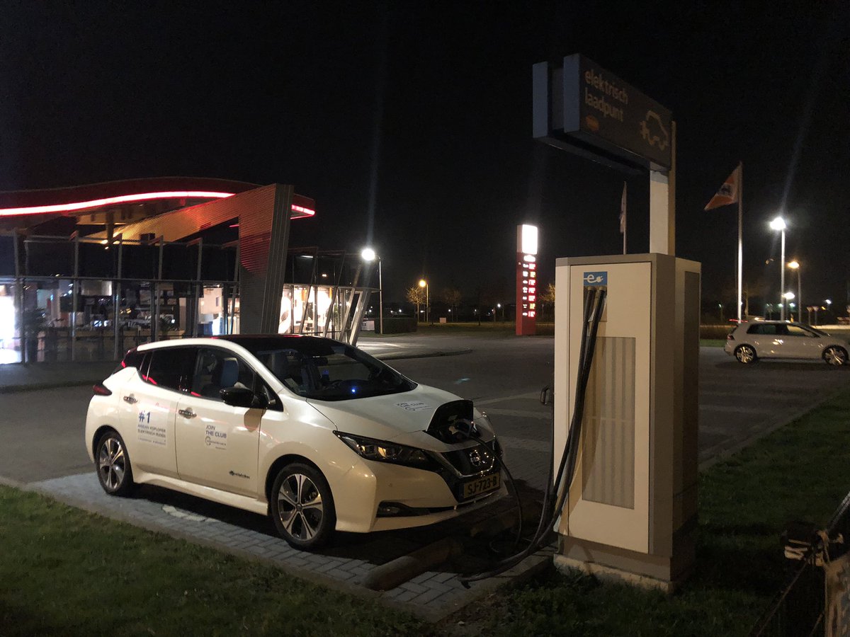 My_Leaf's tweet photo. Now charging in #Tiel #nlcharge triple charger 24/7 available . Info @open_charge_map @Chargemap @plugshare https://t.co/9IaAhEZy82
