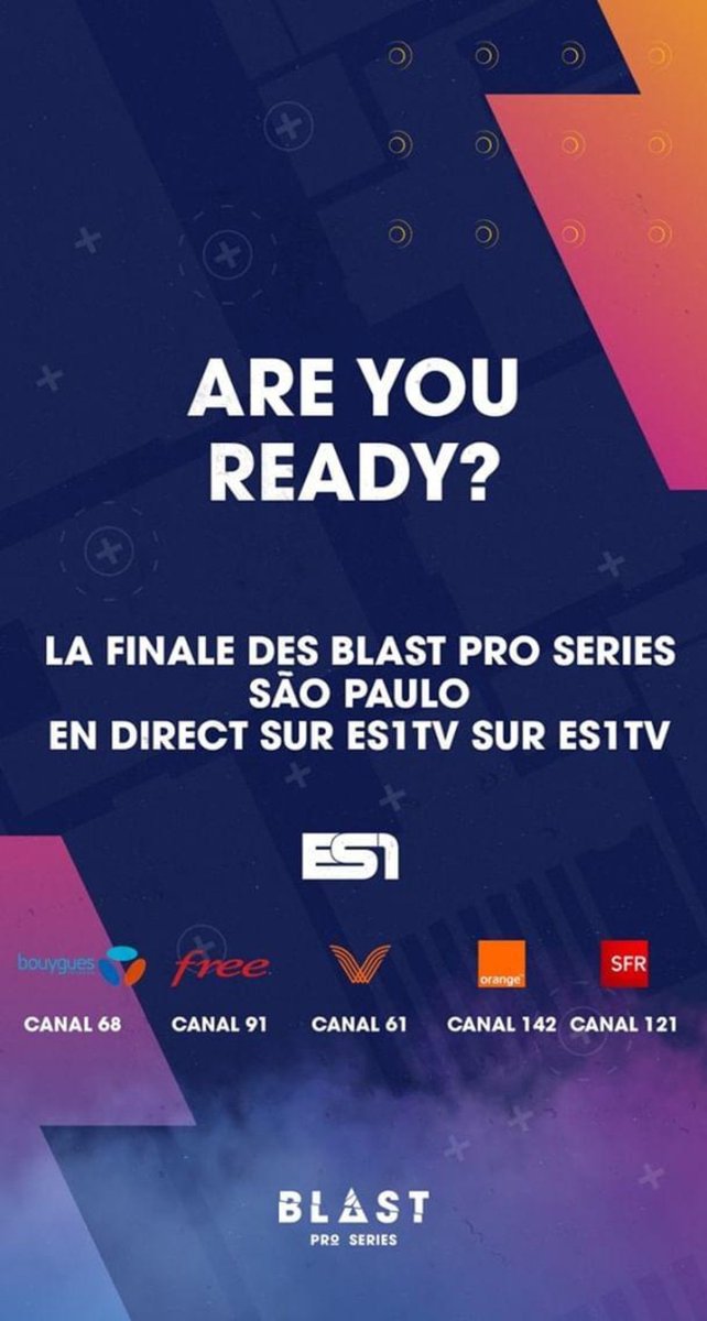 Très très fier du boulot de la Dreamteam @es1tv pour ce live #BlastProSeries depuis Sao Paulo en ce moment entre <a href="/TeamLiquid/">Team Liquid</a> et <a href="/astralisgg/">Astralis</a> ! #ES1tv #csgo