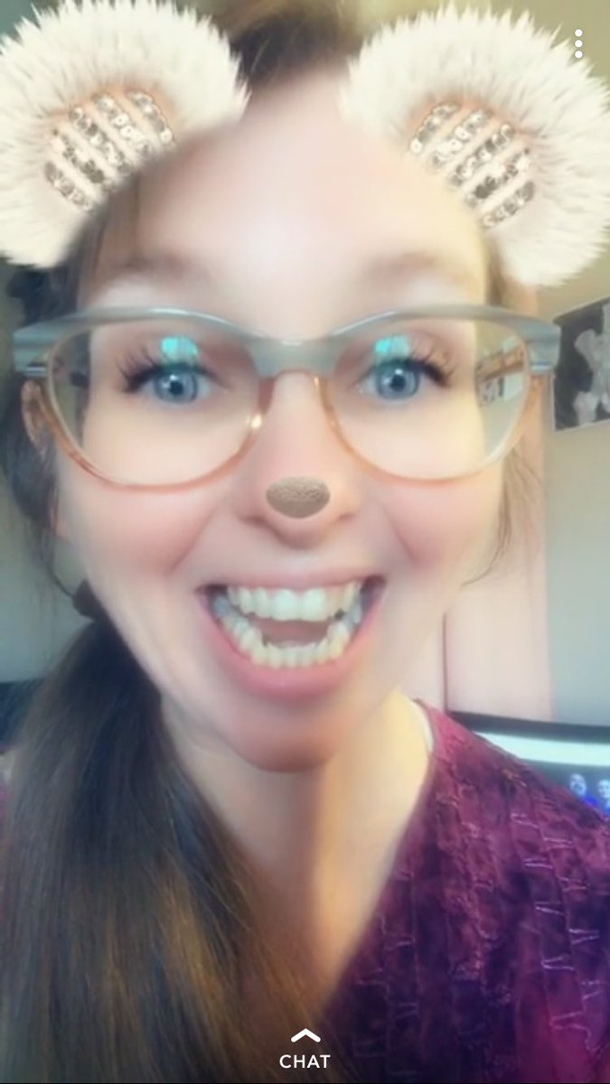 Kate___Basore's tweet photo. So my mom has recently started using Snapchat filters, and it’s just the cutest thing i’ve witnessed on this earth https://t.co/6EDj5G5NVH