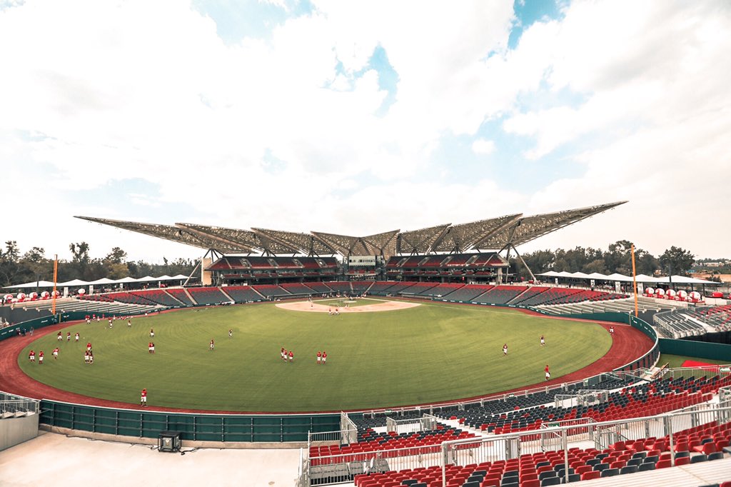 FundacionAHHO's tweet photo. El estadio Alfredo Harp Helú @alfredoharphelu, a unas horas del partido inaugural.
#AHHporMéxico https://t.co/msbj97chnu