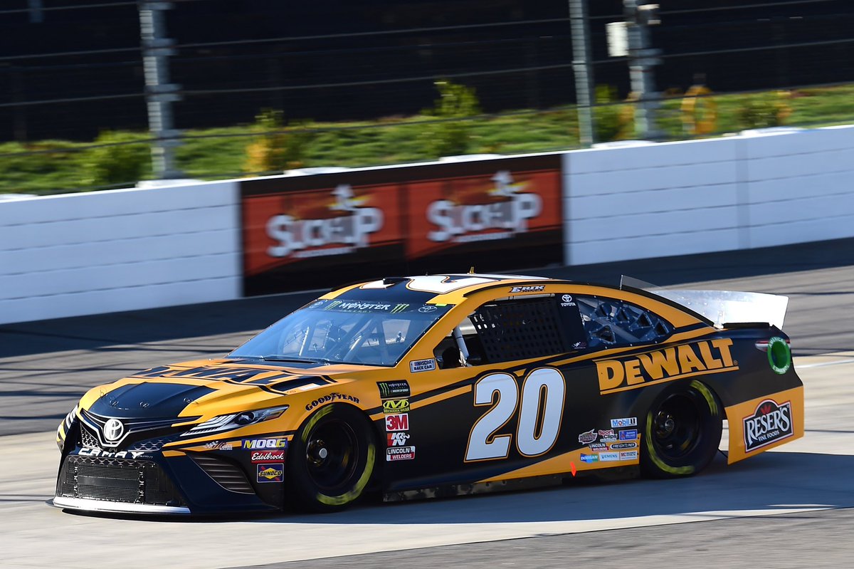 Round 1️⃣ of <a href="/NASCAR/">NASCAR</a> Cup Qualifying is in the books 

1️⃣ - <a href="/dennyhamlin/">Denny Hamlin</a>
2️⃣0️⃣ - <a href="/MartinTruex_Jr/">Martin Truex Jr.</a>
2️⃣2️⃣ - @erik_jones
2️⃣3️⃣  - <a href="/KyleBusch/">Kyle Busch</a>

#NASCAR