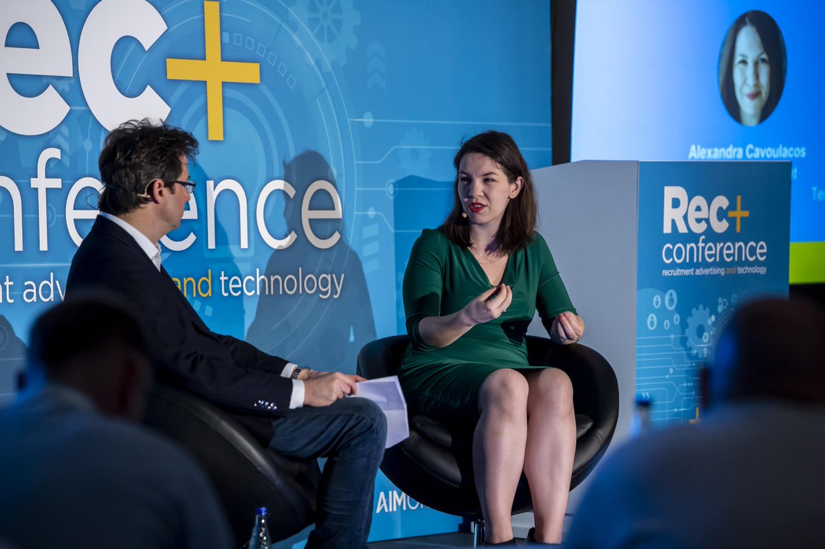 TheMuse's tweet photo. Earlier this month, The Muse co-founder @acav spoke about the future of work at this year's #RecPlus Conference in Barcelona. https://t.co/555NsgAXeY