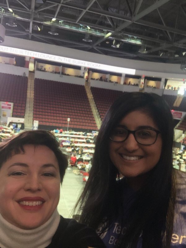 Exp_Civics's tweet photo. So excited to be here for #TechTogetherBoston #MakingTheNewNormal #Hackathon #HackItForward #STEMinist @TechTogetherBos https://t.co/hYnkPXLMSX
